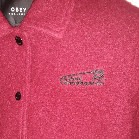 Obey Cambridge jacket (cranberry) - Picture 3 of 5